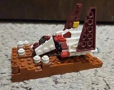 LEGO STAR WARS CLONE WARS REPUBLIC ATTACK SHUTTLE 30050 WITH GEONOSIS DIOROMA