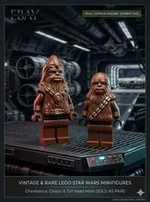 Lego Wookie Warrior And Chewbacca Mini Figure Star Wars NICE! 🔥FAST SHIPPING🔥