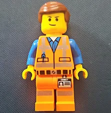 LEGO Emmet Minifigure The LEGO Movie MINIFIGURES Orange Construction Worker