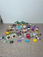 LEGO Friends Home Accessories Furniture Kitchen Chairs Cart Trees Bed Couch