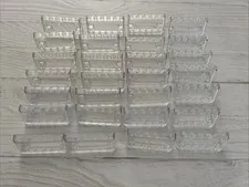 LEGO LOT 28 PCS TRANS CLEAR 2X6 WINDSCREEN WINDSHIELD BUILDING PIECES