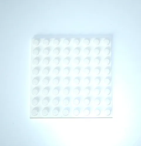 1 x LEGO ® plate 8 x 8 41539 new white