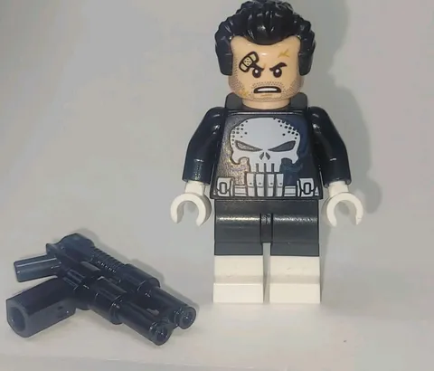 LEGO Punisher Minifigure - 76178 Spider-Man / Marvel - Daily Bugle