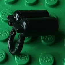 LEGO Minifigure Tool & Accessory Airtank Black Plastic 1 Piece 1 Part L0520