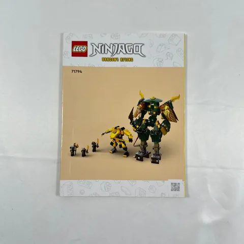 Lego Ninjaga Dragon Rising 71794 Instruction Magazine