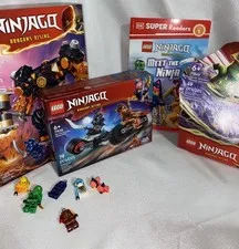 lego ninjago Dragons Rising Sealed & Minifigure Lot Book