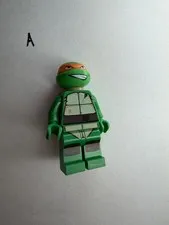 Lego Teenage Mutant Ninja Turtles Michelangelo Minifigure Grin TMNT