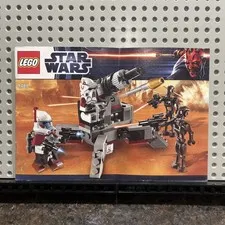 Lego Star Wars 9488 Instruction Only Elite Clone Trooper Commando Manual Booklet