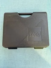 Vintage Lego Black Storage Carrying Case Plastic Latch Closure Box 1997 USA Made