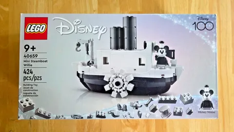 Lego Disney 100th Year Set # 40659 Mini Steamboat Willie GWP Brand New/Sealed