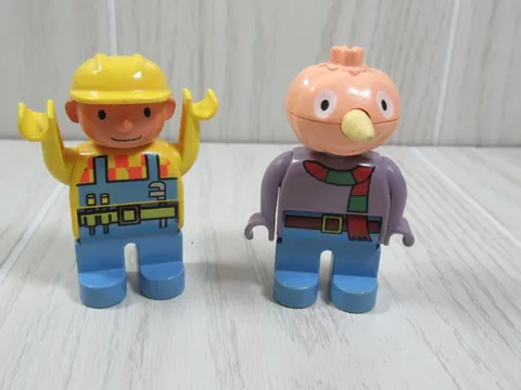 LEGO Duplo  Bob the Builder Pilchard figures 2 pc set