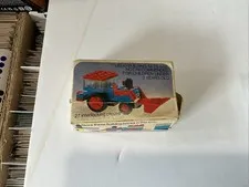 Vintage Lego Legoland Set 604 Excavator 1971 Blue Tractor WITH BOX