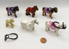 Lego Animal Horse Lot - 5 Horses & 1 Foal