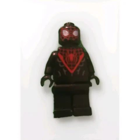 Miles Morales Spider-Man red webbing Marvel Lego Minifigure 76113