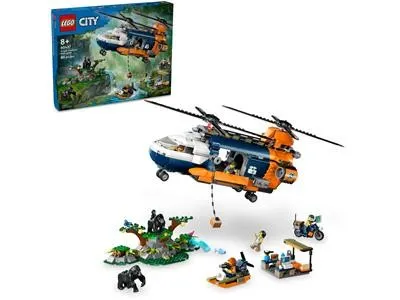 LEGO® City 60437-1 Jungle Explorer Helicopter at Base Camp