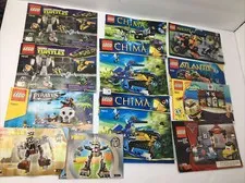Huge Lot Instructions Books Only: TMNT 79105, Pirates, Chima, Spongebob, Cars++