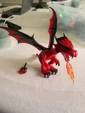 LEGO Castle Dragon Mountain 70128 Red/Black Printed Dragon Figure! Sold as Shown