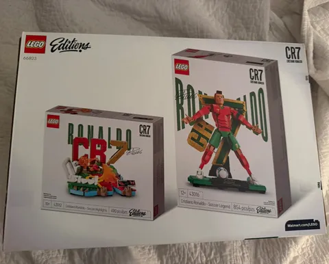 LEGO Elite Cristiano Ronaldo CR7 Collectors Set 66823 1344 pcs 2 Sets