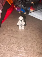 LEGO Star Wars Clone Trooper Minifigure, White Armor, Plastic