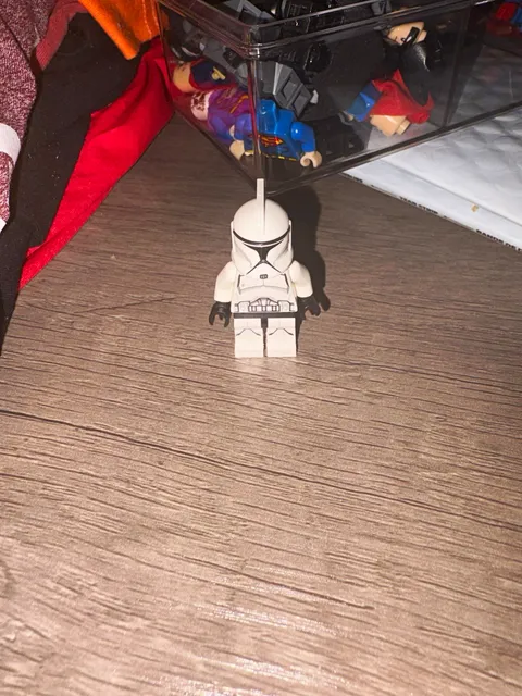 LEGO Star Wars Clone Trooper Minifigure, White Armor, Plastic