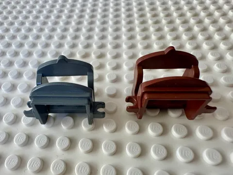 LEGO Horse Saddle with 2 Clips 4491b