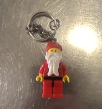LEGO Santa Claus Minifigure Keychain/Keyring Red Outfit White Beard