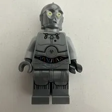 LEGO STAR WARS U-3PO MINIFIG Silver Protocol Droid Minifigure u3po C 75146