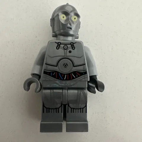 LEGO STAR WARS U-3PO MINIFIG Silver Protocol Droid Minifigure u3po C 75146