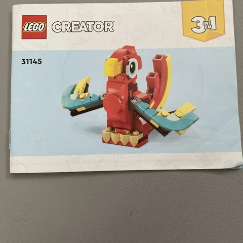 LEGO Star Wars Instruction Manual ONLY #31145 Red Bird.