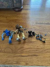LEGO Bionicle Toa Nuva Parts Lot - Gali, Pohatu, Onua - Incomplete