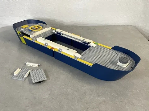 LEGO Lego City  Ocean Exploration Ship Large Floating Hulls Incomplete For Parts