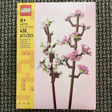 LEGO Botanicals Cherry Blossoms 40725 Complete Set 438 pcs Age 8+ Brick Sep