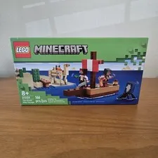 LEGO 21259 The Pirate Ship Voyage Minecraft Complete Sealed 2 Minifigures - NEW