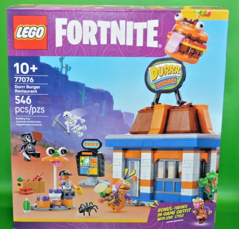 LEGO Fortnite Durrr Burger Restaurant 77076 - New In Hand