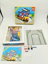 LEGO 1966 Car Repair Shop GOOD ORIGINAL BOX Classic Town Vintage Rare 1985