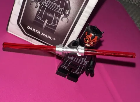 LEGO Darth Maul Minifigure -75224 Star Wars - See Photos :)