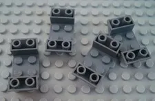New LEGO Lot of 4 Dark Bluish Gray 4x2 Double Inverted Cockpit Slopes