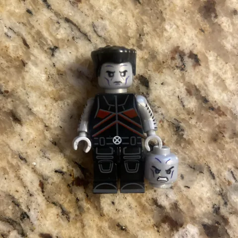 LEGO Marvel Colossus minifigure custom pad printed