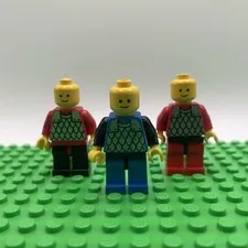 LEGO Castle Minifigure Scale Mail Knights cas141 cas148 cas161 Vintage Lot