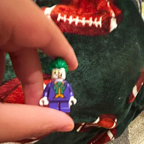 LEGO The Joker Minifigure Purple Suit Green Hair - 1 Piece Plastic, Age 5+