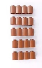 LEGO Lot of 5  BROWN Part 30137 Special 1x4 Palisade Log Vintage 