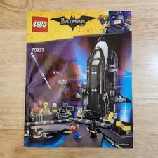 LEGO The Batman Movie Instruction Manuals 70923 The Bat-Space Shuttle No Bricks
