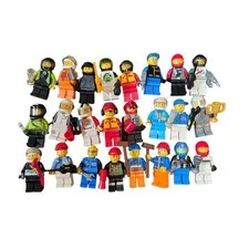 Lego City Racers Minifigure Lot Of 24