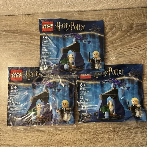 3x Lego Harry Potter 30677 Draco In The Forbidden Forest 33 Pieces NEW SEALED