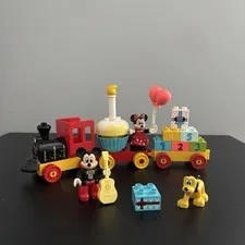 Lego Duplo 10941 Mickey & Minnie Birthday Train Complete Set Disney Pluto