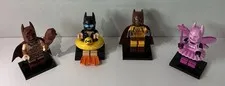 LEGO (71017) THE BATMAN MOVIE SERIES 1, (LOT of 4) DIFFERENT BATMAN MINIFIGURES