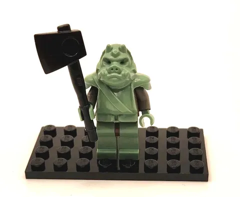 Lego Star Wars Gamorrean Guard Minifigure sw0075 Dark Gray Arms 4476