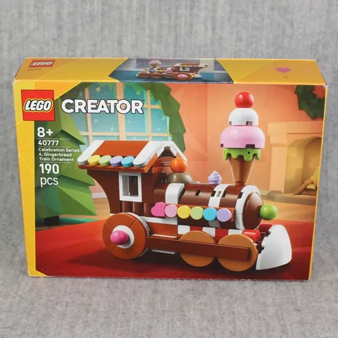 LEGO CREATOR 40777 Gingerbread Train Ornament Celebrations Series Set New Sealed