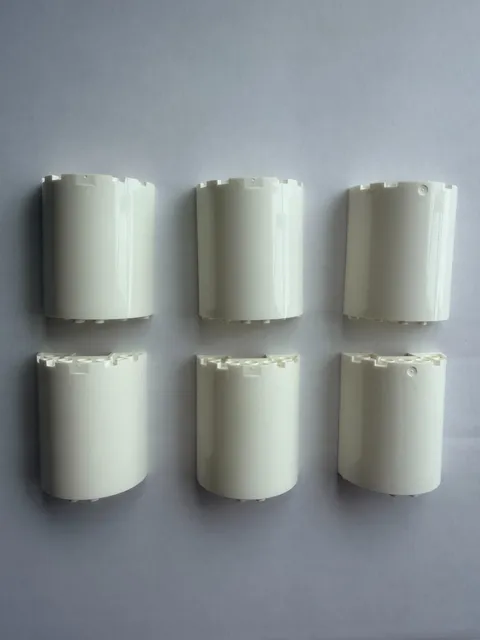 LEGO 85941 Half Cylinder 2x4x5 With 1x2 Cutout 6Pcs White Used Clean - REBRICKS