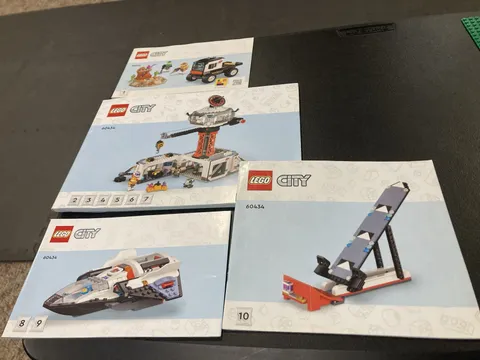 LEGO 60434 City Space Base And Rocket Launch Pad Manual 1-10 No Bricks Lot 44